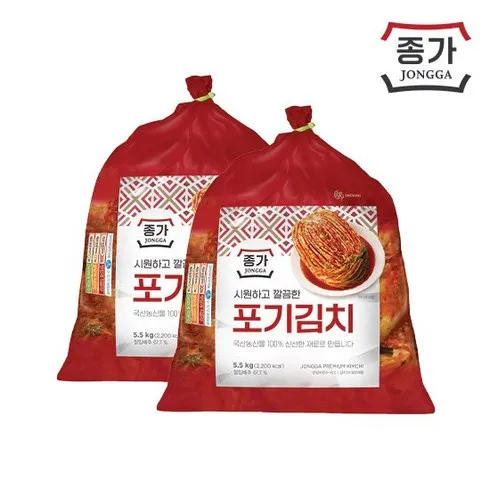 가장 인기있는  종가 중부식 포기김치 11kg (5.5kg X 2 추천 리스트 TOP6