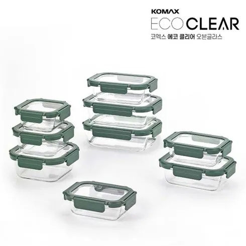 가장 인기있는 코멕스 ECO CLEAR 보관용기 10종 세트 완전 분석